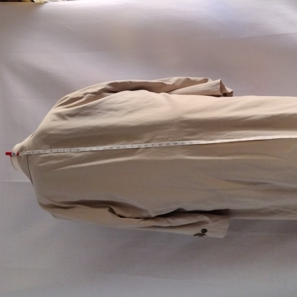 Carroll and Co Beverly Hills tan rain jacket 40 - Picture 8 of 16